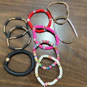 Variety of Beaded Stretch Bracelets (20)